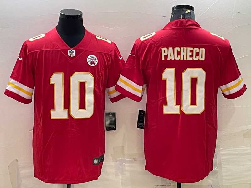 Men & Women & Youth Kansas City Chiefs #10 Isiah Pacheco Red Vapor Untouchable Limited Stitched Football Jersey